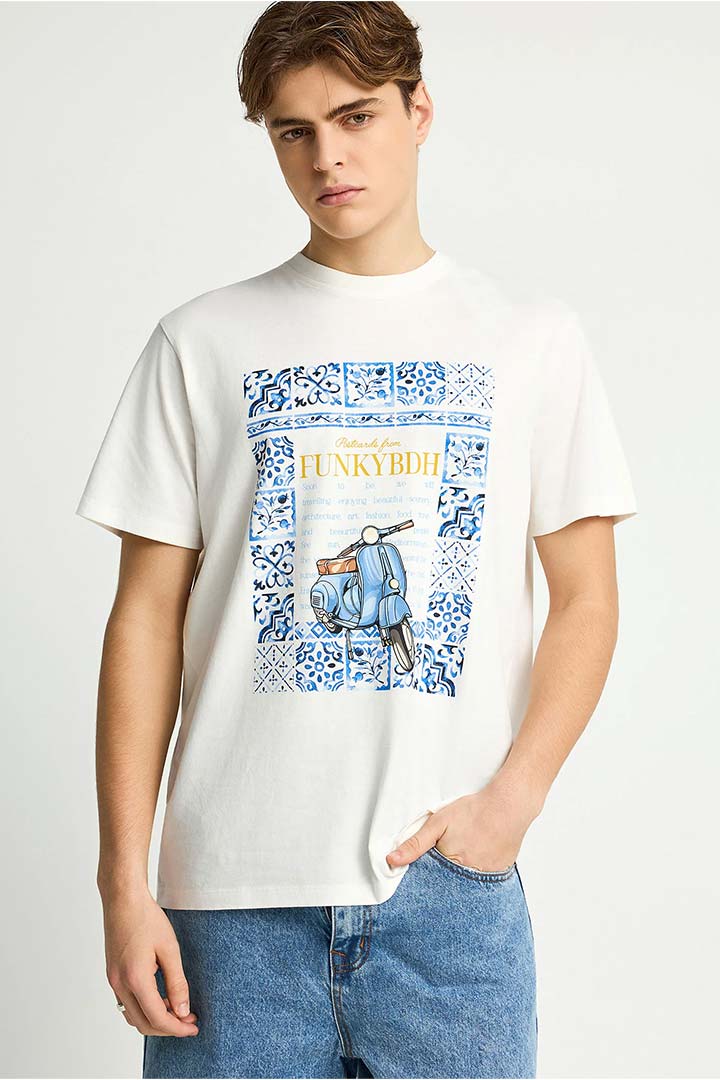 Picture of FB Cotton T-Shirt - Off White