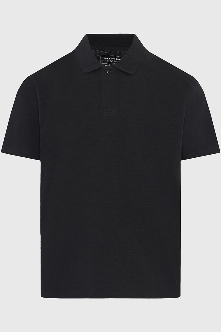 Picture of Essential Polo T-Shirt - Black