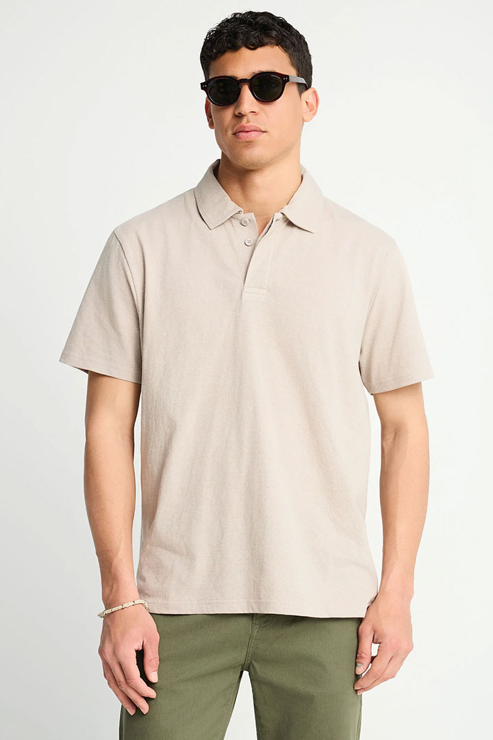 Picture of Essential Polo T-Shirt - Fog