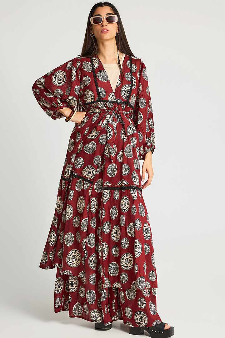 Picture of Kimono - Henna Brown