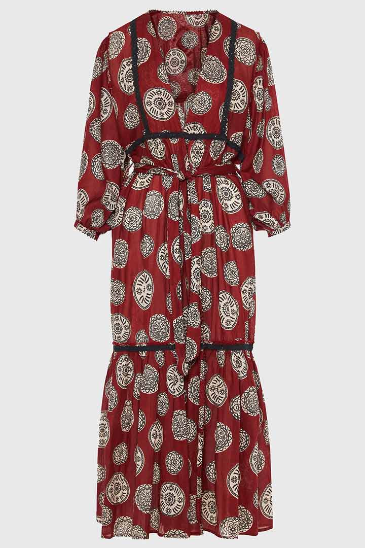 Picture of Kimono - Henna Brown