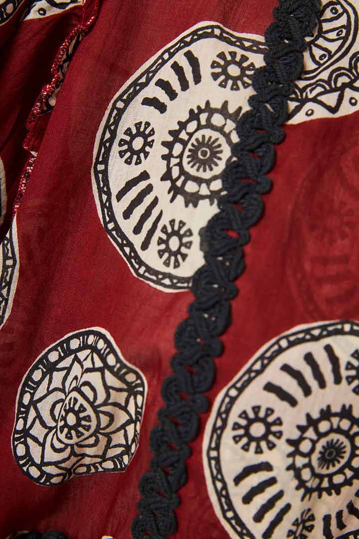 Picture of Kimono - Henna Brown