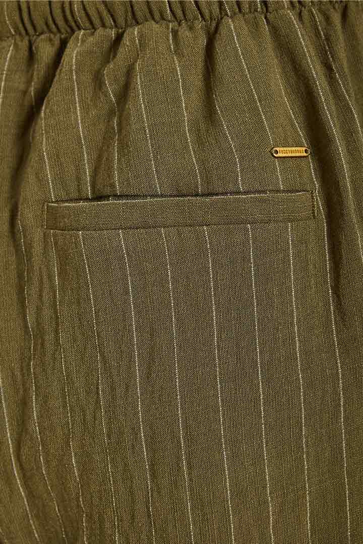 Picture of Relaxed Fit Striped Pants - Dusty Olive