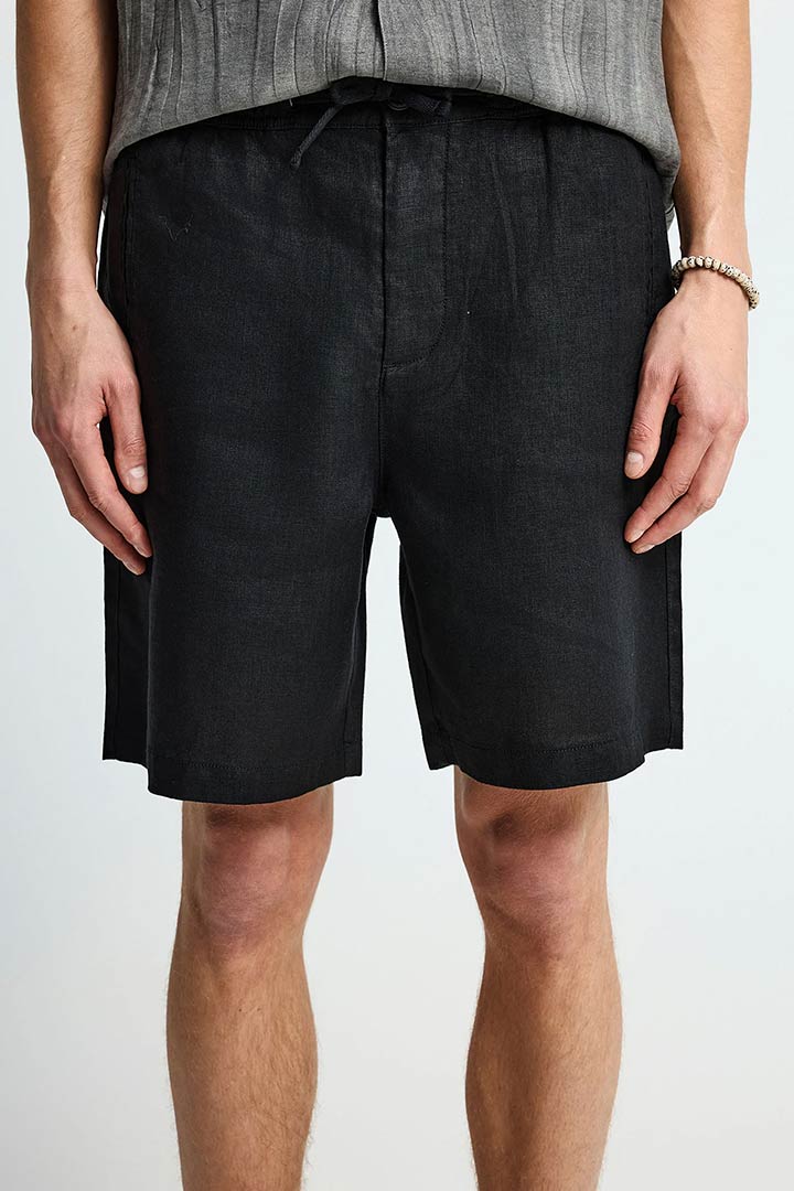 Picture of Linen Chino Shorts - Black