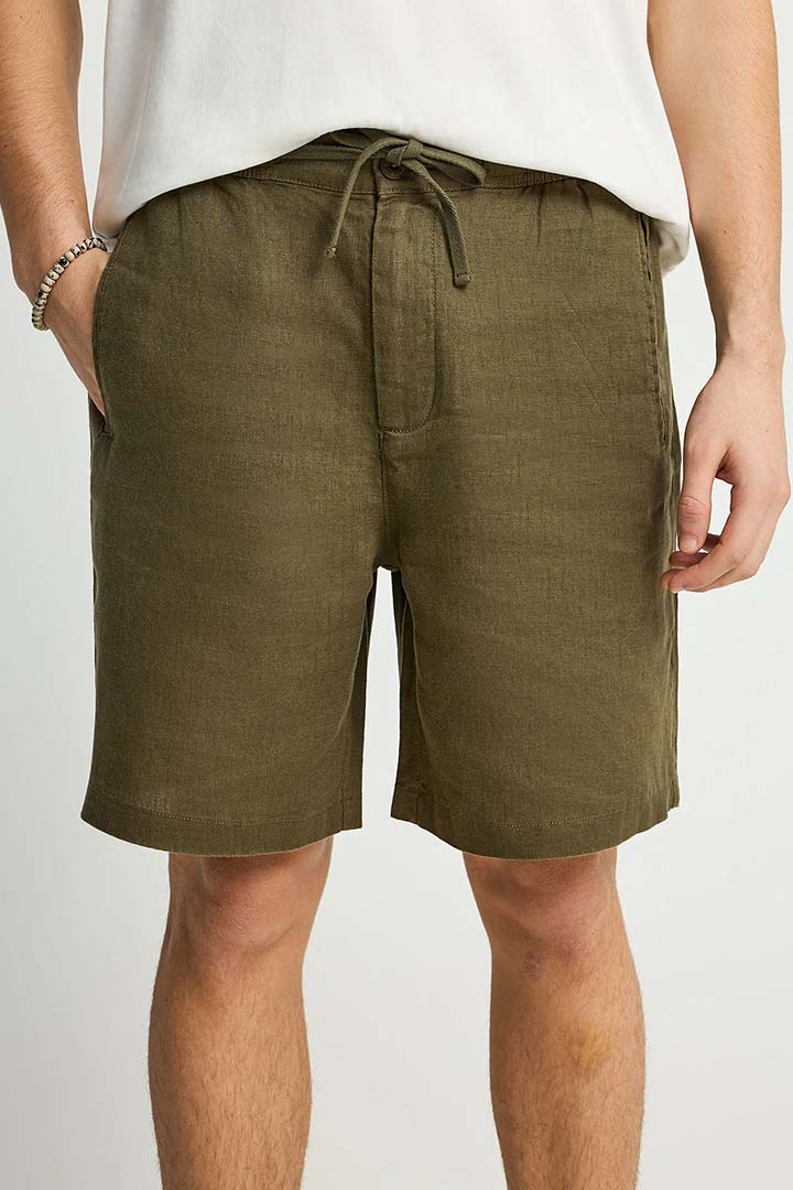 Picture of Linen Chino Shorts - Khaki