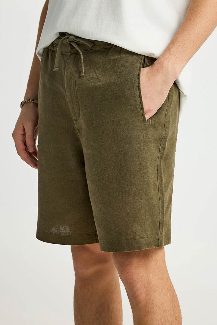 Picture of Linen Chino Shorts - Khaki