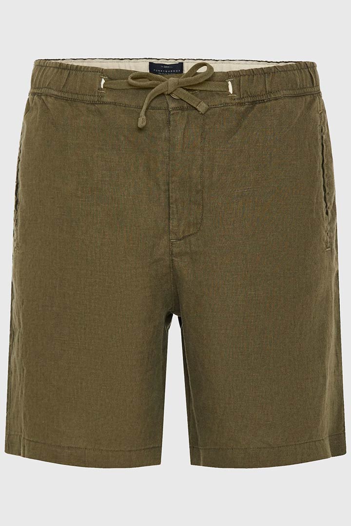 Picture of Linen Chino Shorts - Khaki