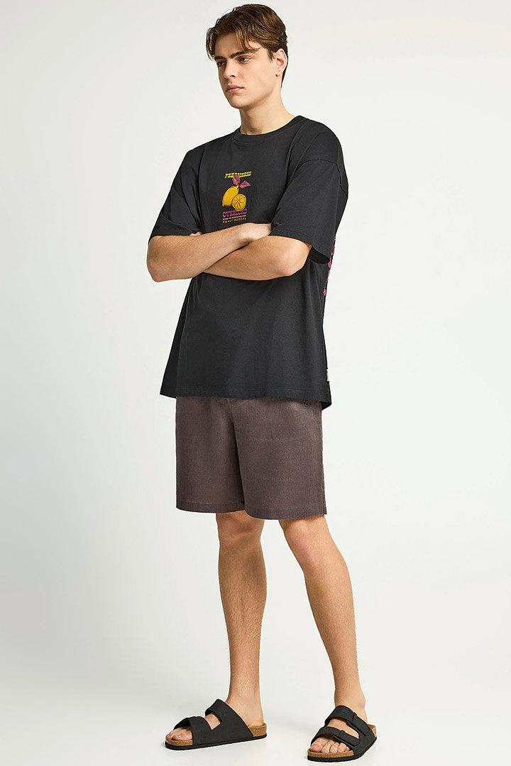 Picture of Linen Chino Shorts - Moon Mist