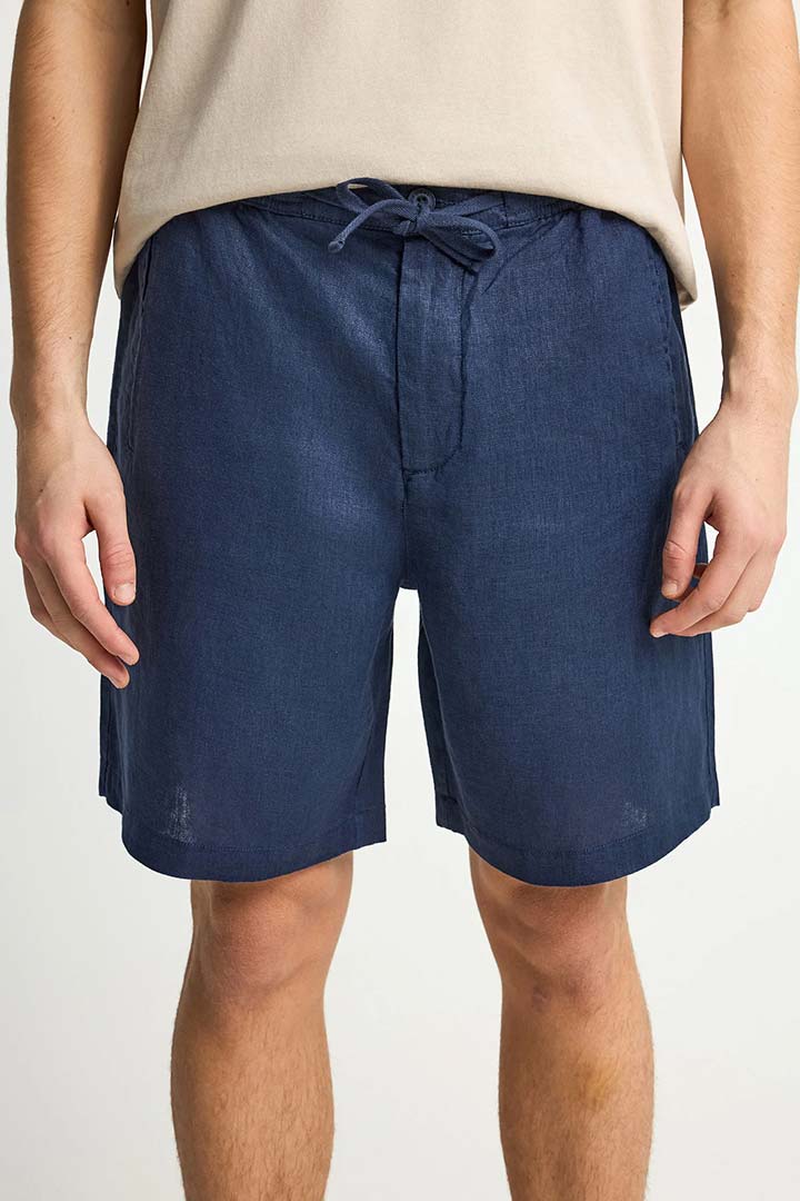 Picture of Linen Chino Shorts - Navy