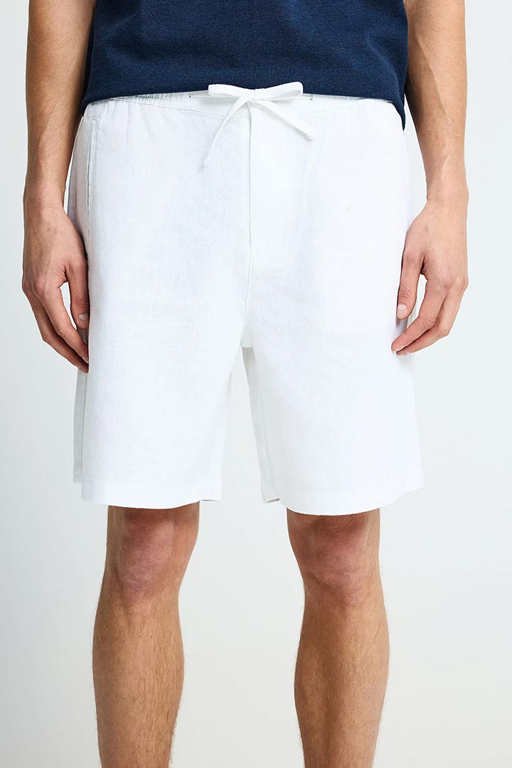 Picture of Linen Chino Shorts - White