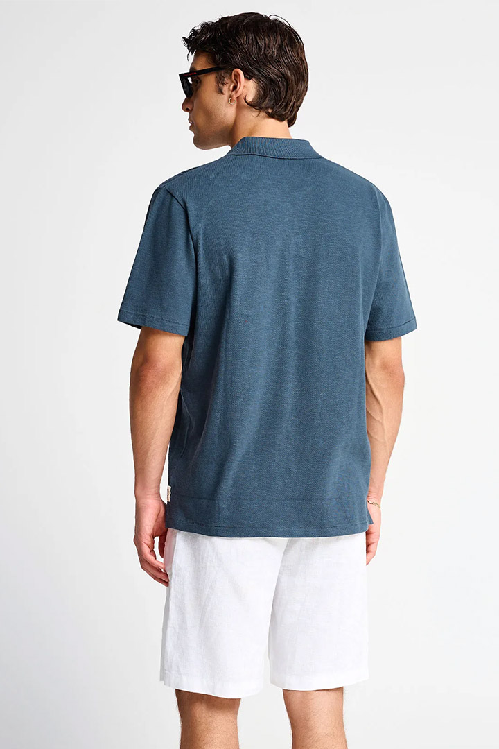 Picture of Relaxed-Fit Polo T-Shirt - DK Grey