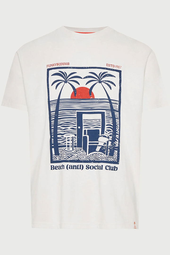 Picture of Seaside Cotton Tee - Off White