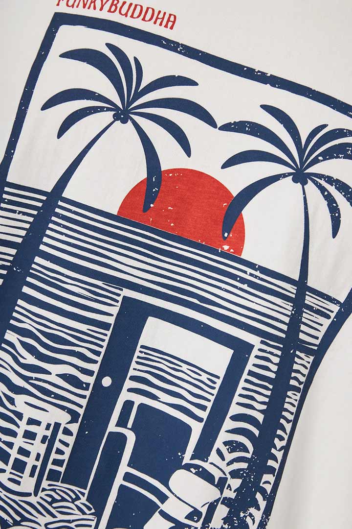 Picture of Seaside Cotton Tee - Off White