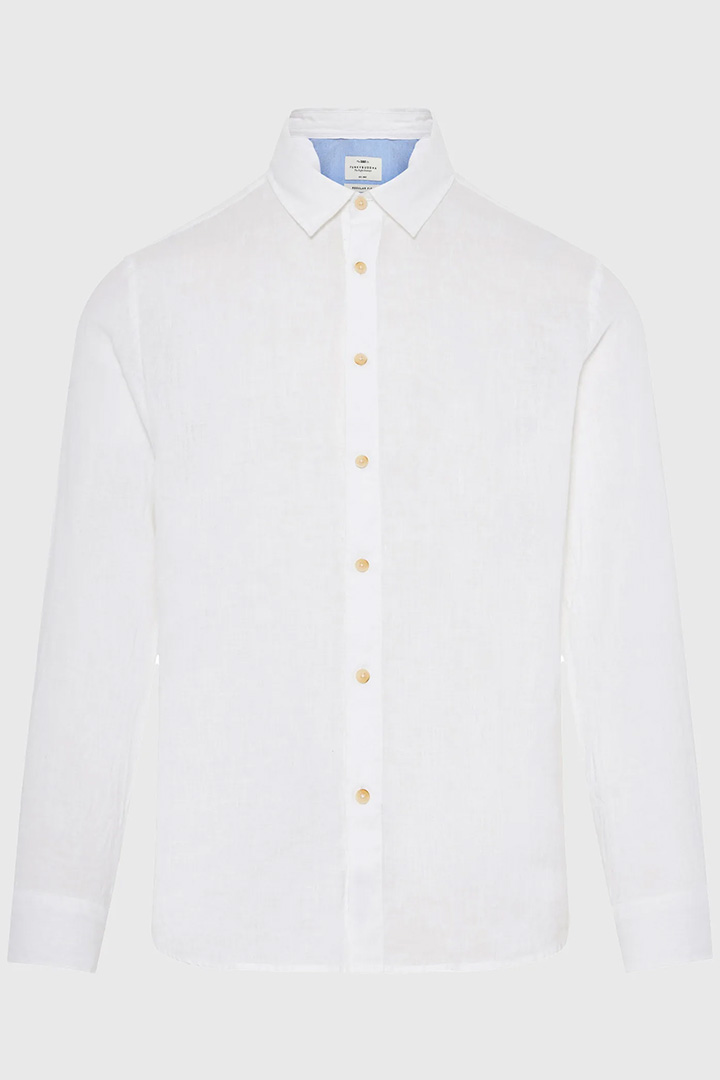 Picture of The Essential-Linen Shirt - White