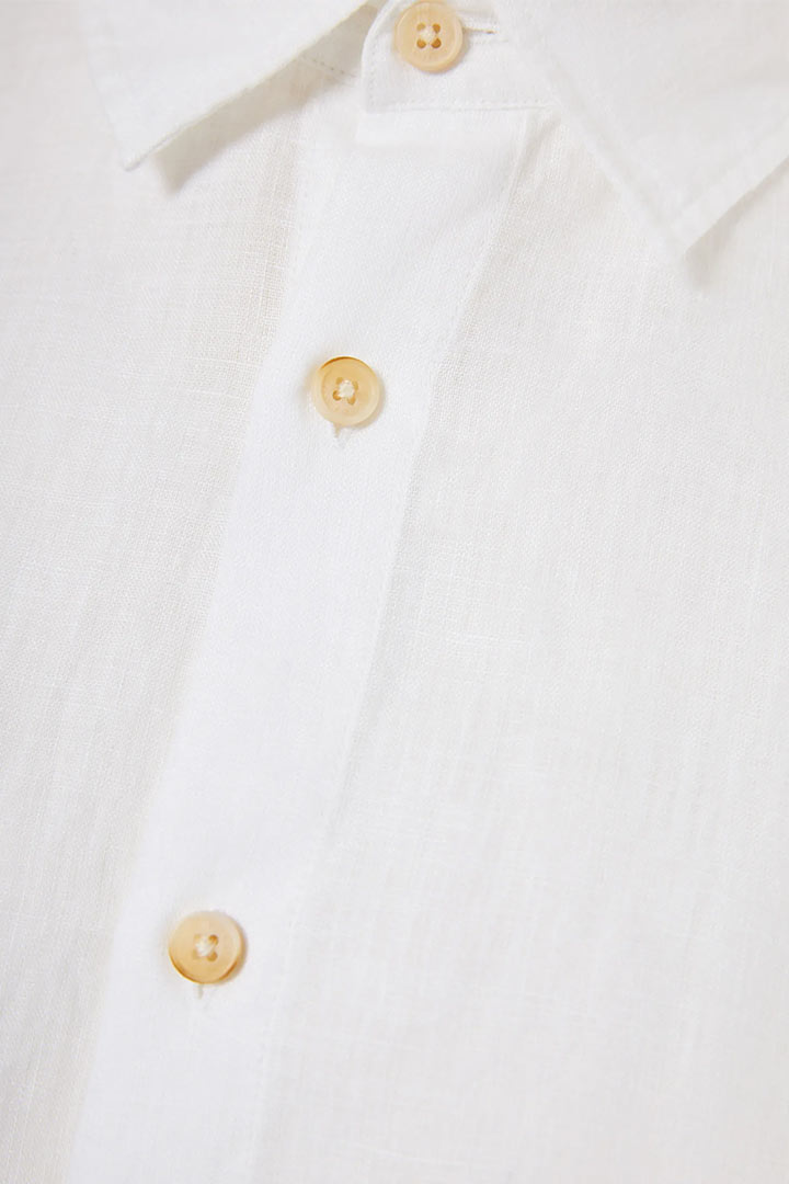 Picture of The Essential-Linen Shirt - White
