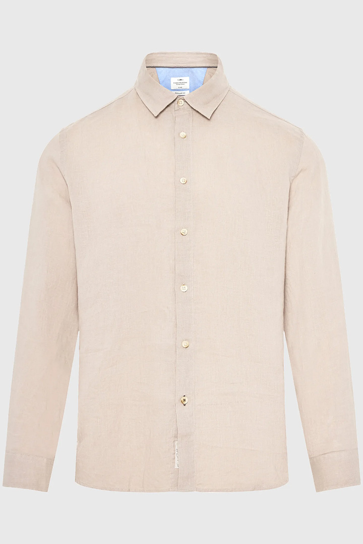 Picture of The Essential-Linen Shirt - Fog