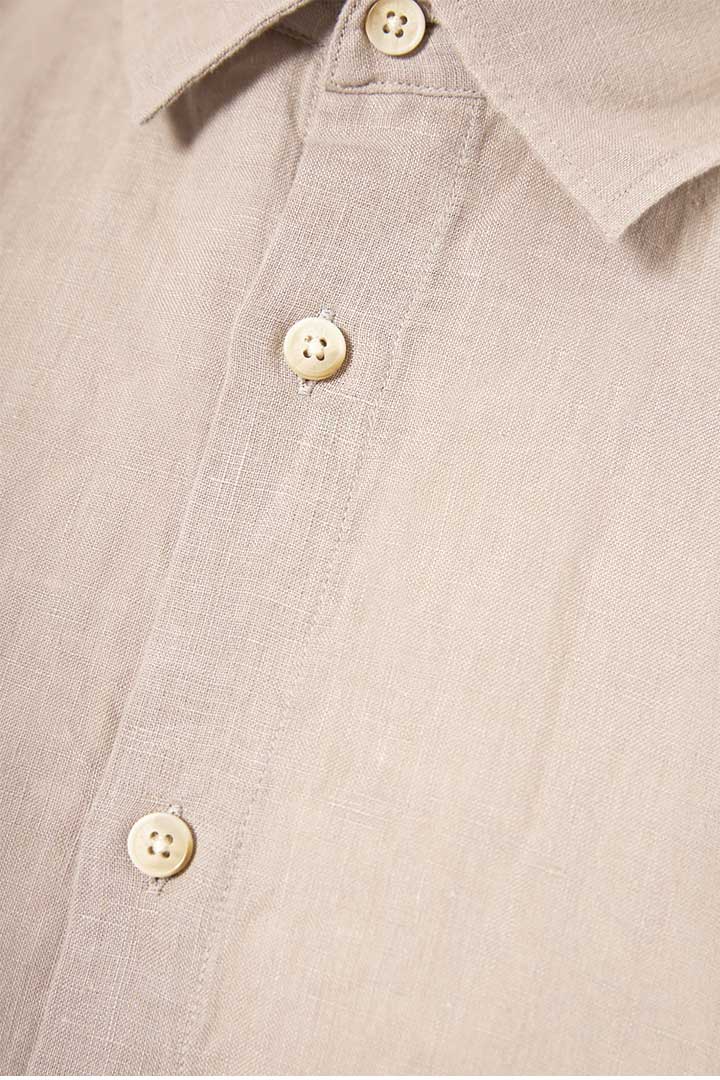 Picture of The Essential-Linen Shirt - Fog