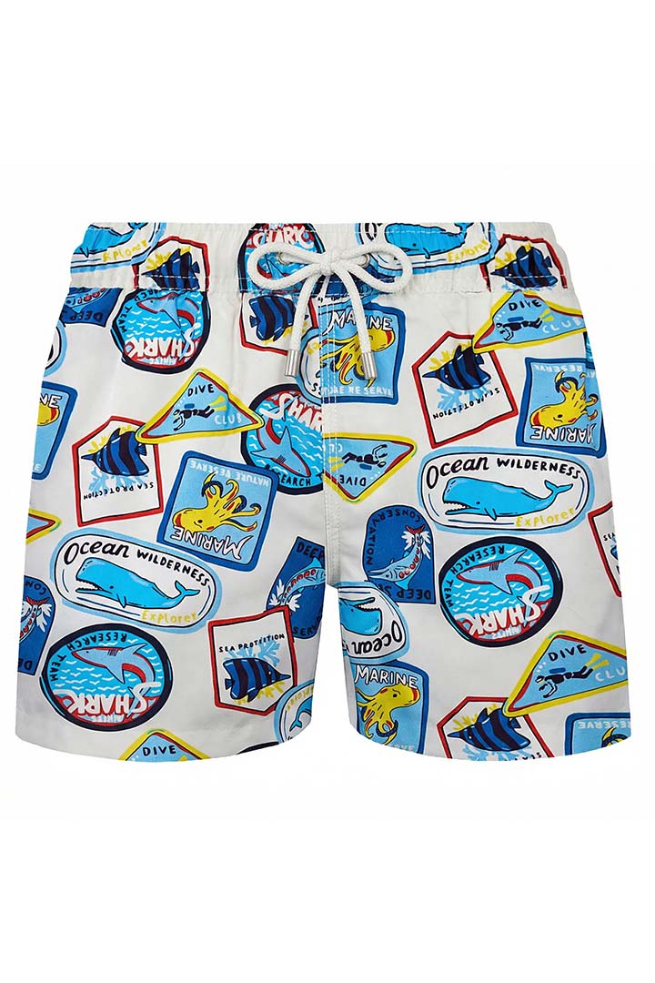 Picture of Arthus Boy Swim Short - Blue Dive