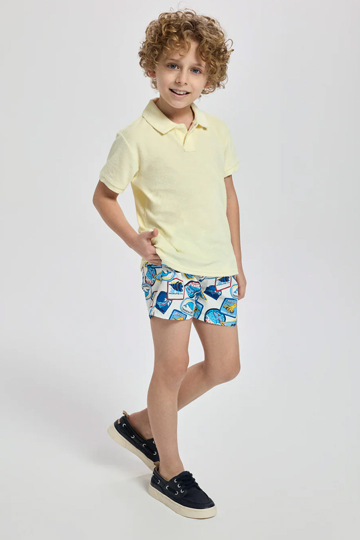 Picture of Arthus Boy Swim Short - Blue Dive
