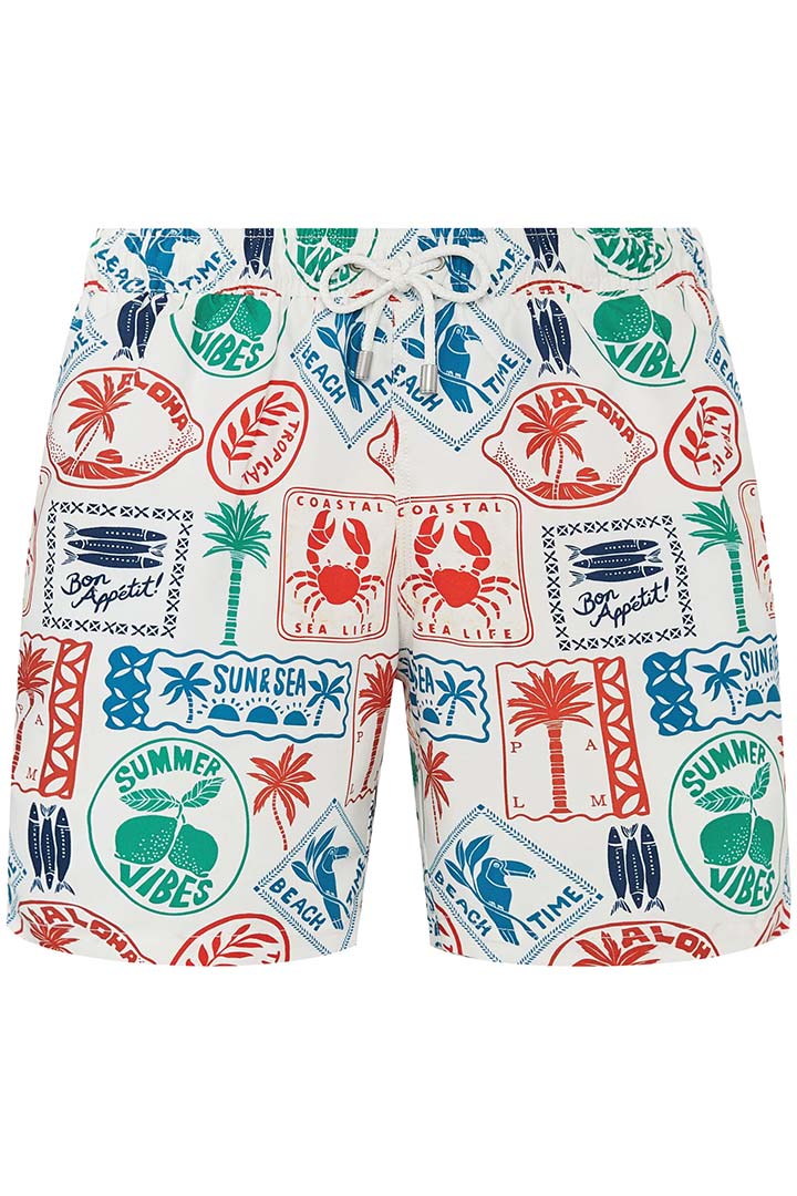 Picture of Arthus Swim Short - Coastal Stamps
