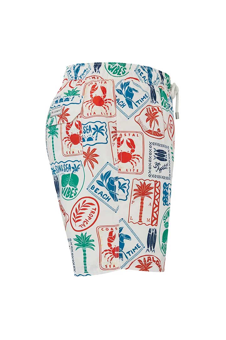 Picture of Arthus Swim Short - Coastal Stamps