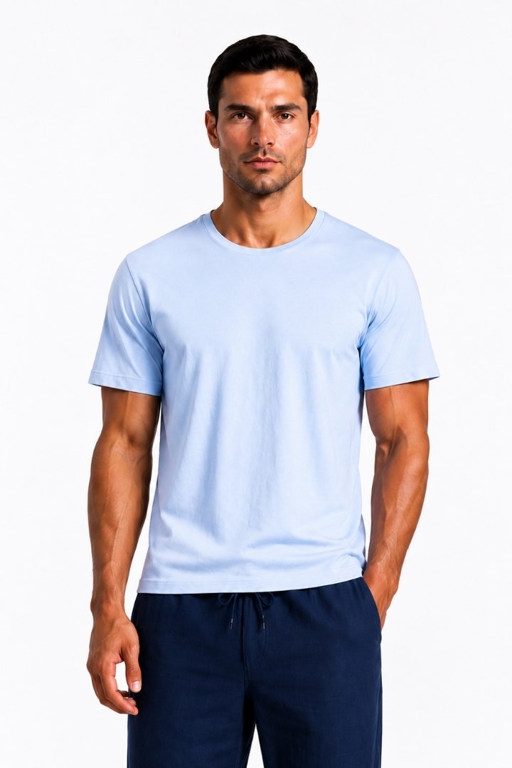 Picture of Air Cotton Tee - Light Blue