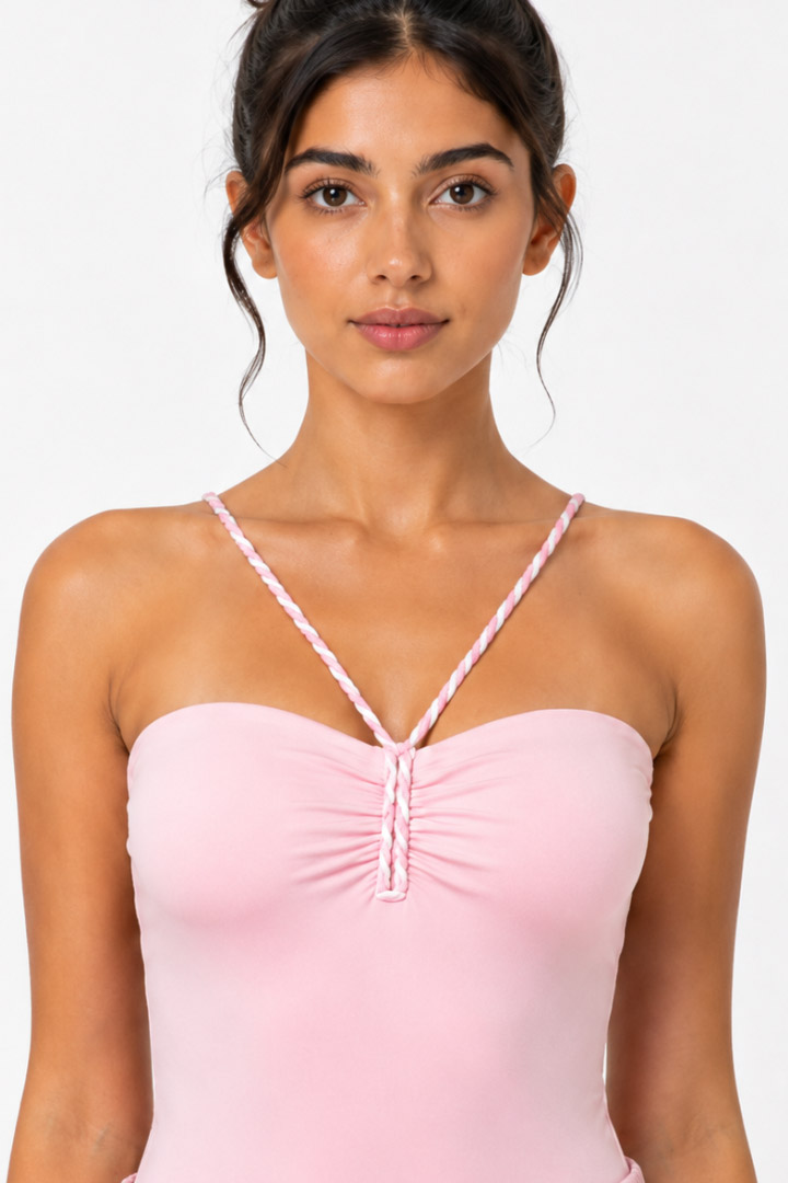 Picture of Astra Solid Swimsuit - Pink