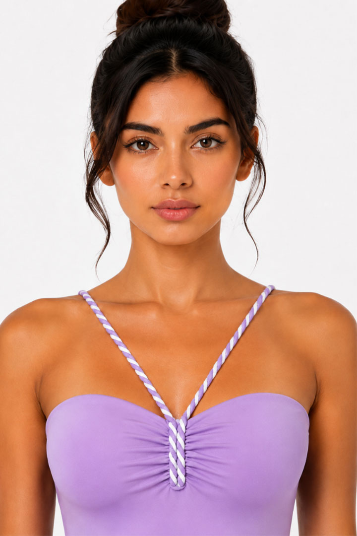 Picture of Astra Solid Swimsuit - Purple