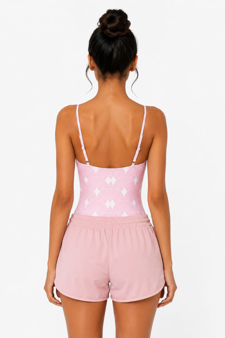 Picture of Astra Pattern Swimsuit - Pink