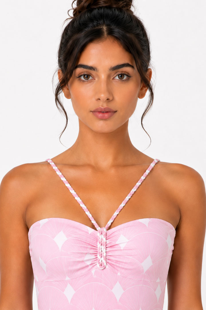 Picture of Astra Pattern Swimsuit - Pink