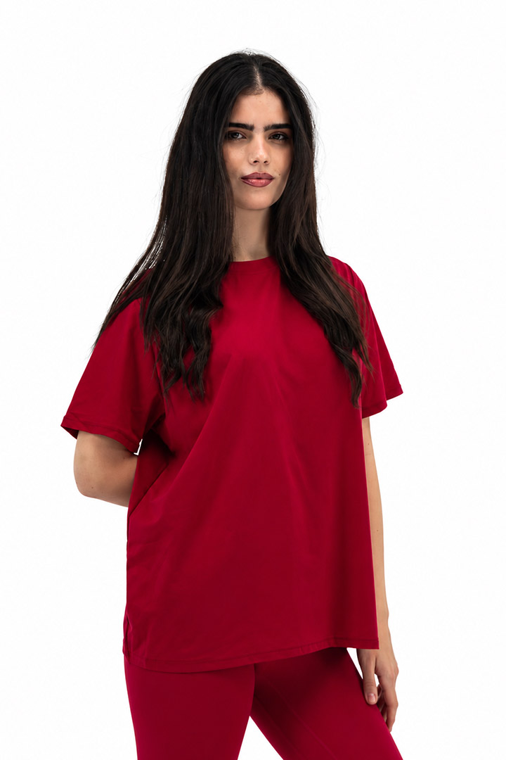 Picture of The Fit Tee - Rasberry Red