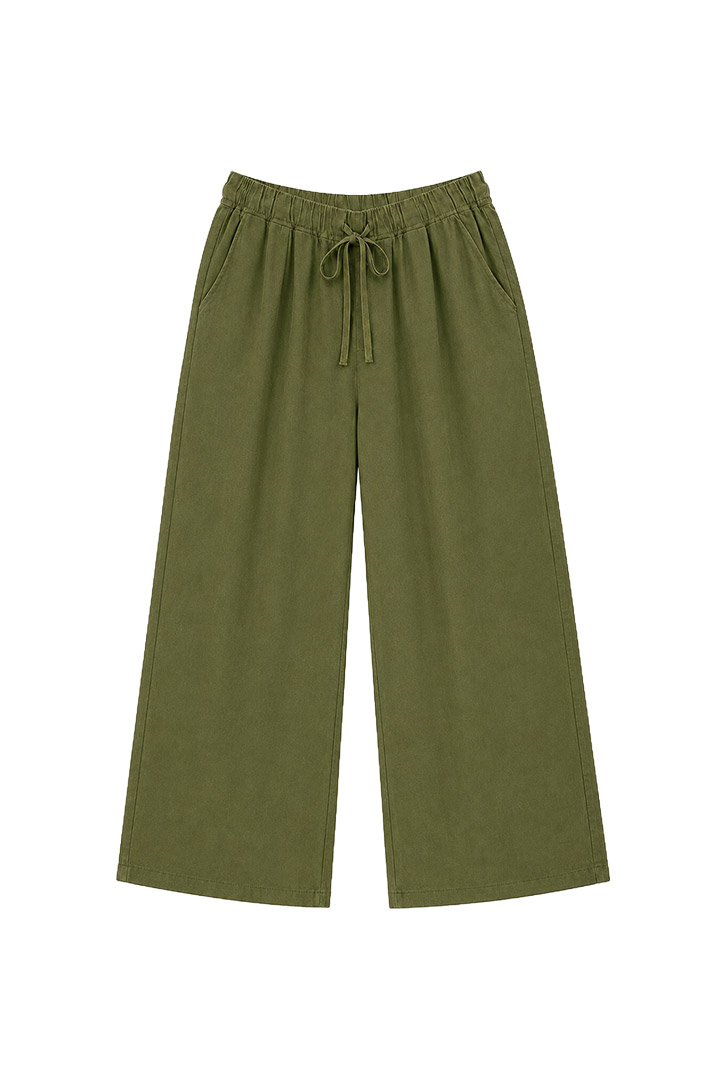 Picture of Linen Khaki Pants - Green