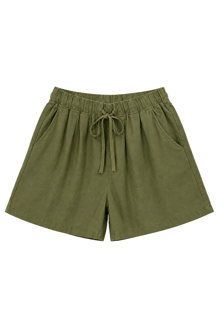 Picture of Linen Short - Khaki