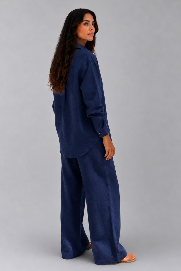 Picture of Linen Navy Set