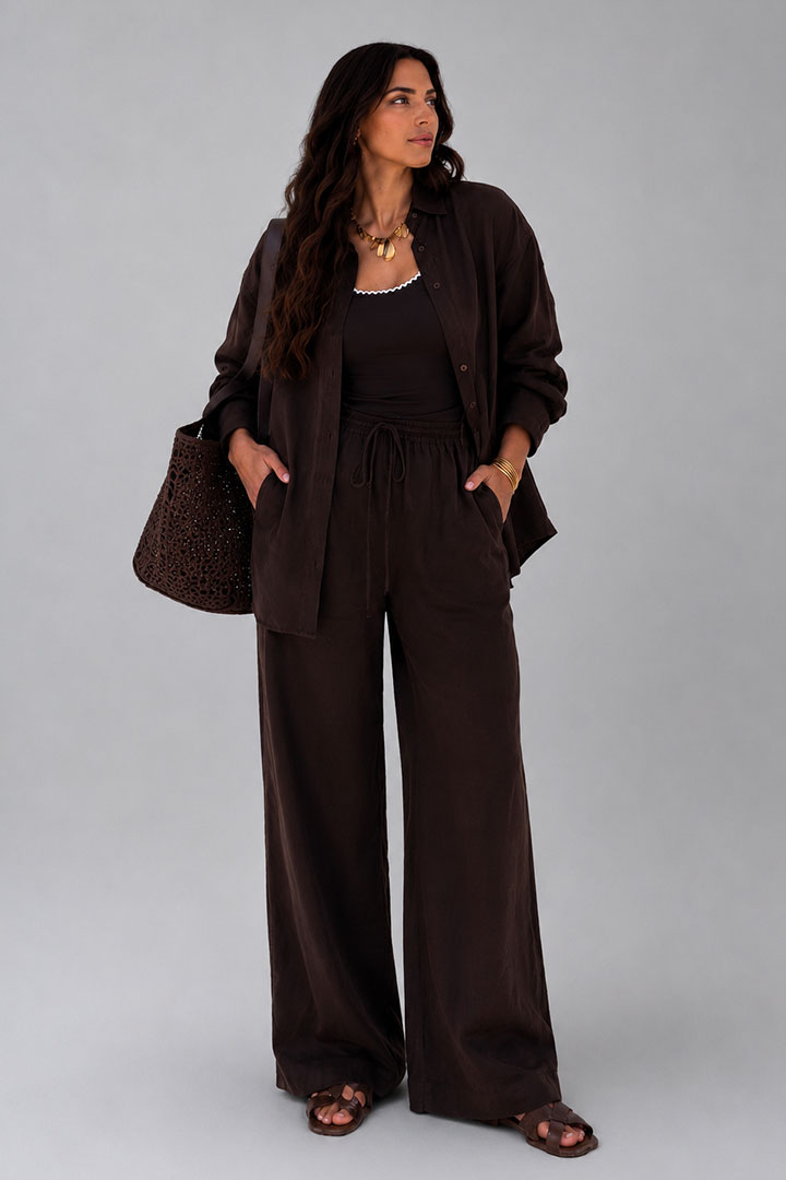 Picture of Linen Brown Set
