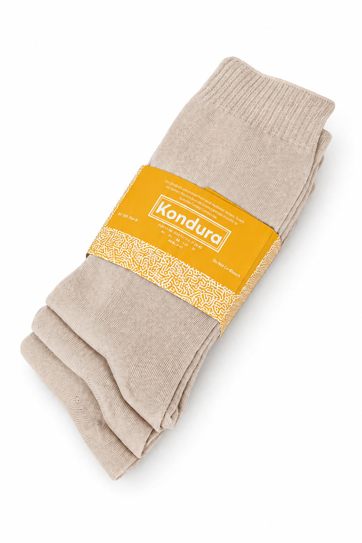 Picture of Cloud Socks Pack of 3 - Off White