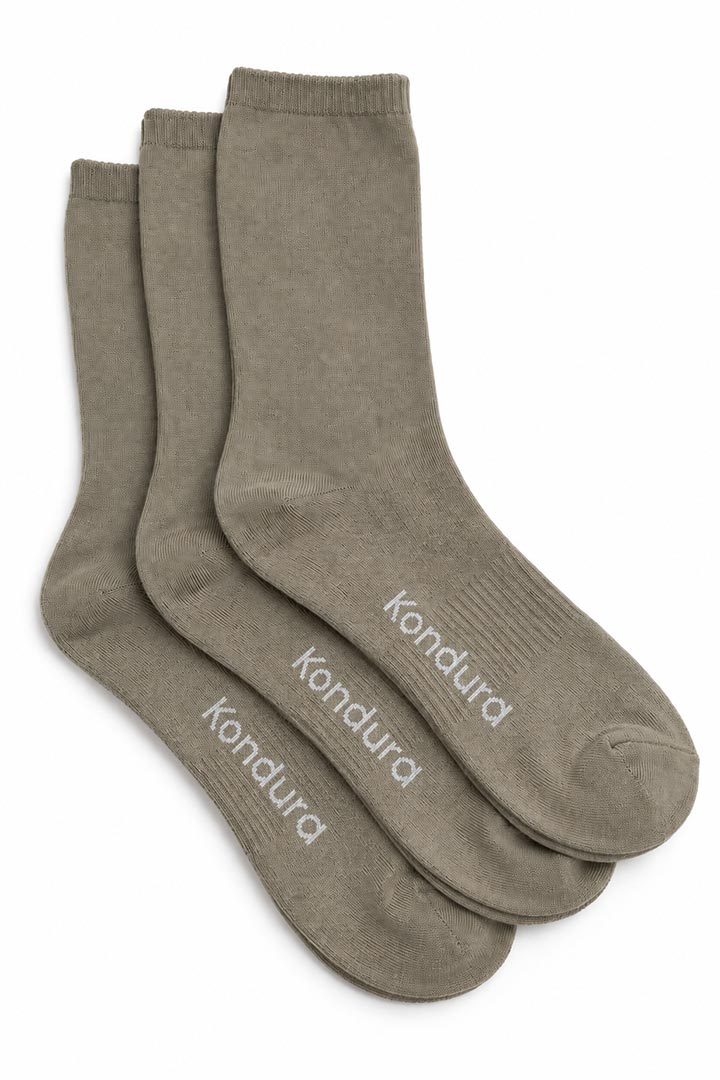 Picture of Cloud Socks Pack of 3 - Khaki
