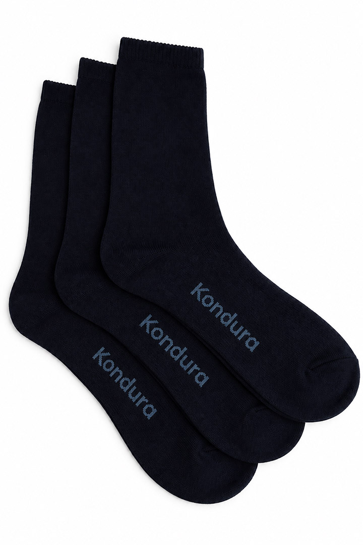 Picture of Cloud Socks Pack of 3 - Navy