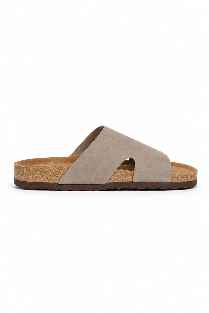 Picture of Cloud Slides - Taupe Suede