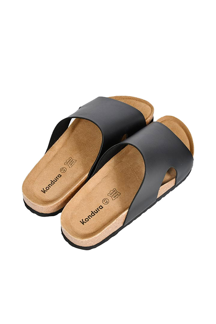 Picture of Cloud Slides - Black Leather