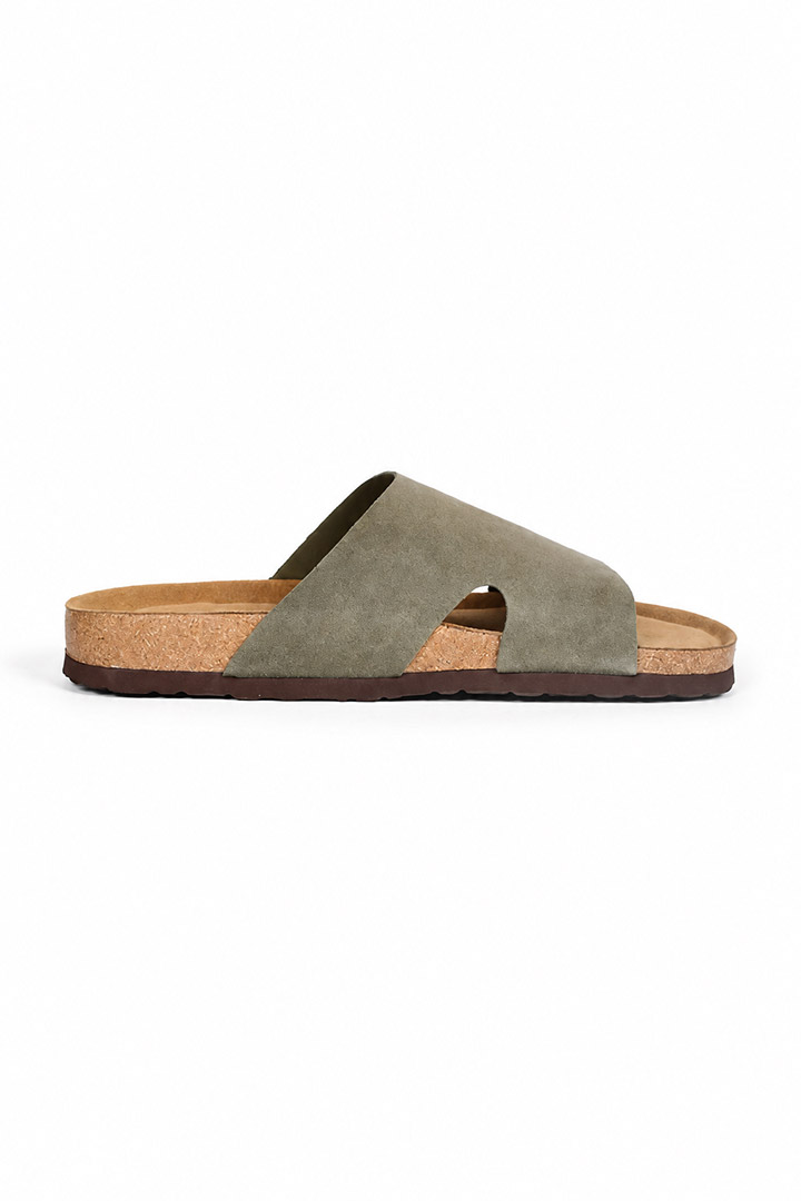 Picture of Cloud Slides - Olive Suede