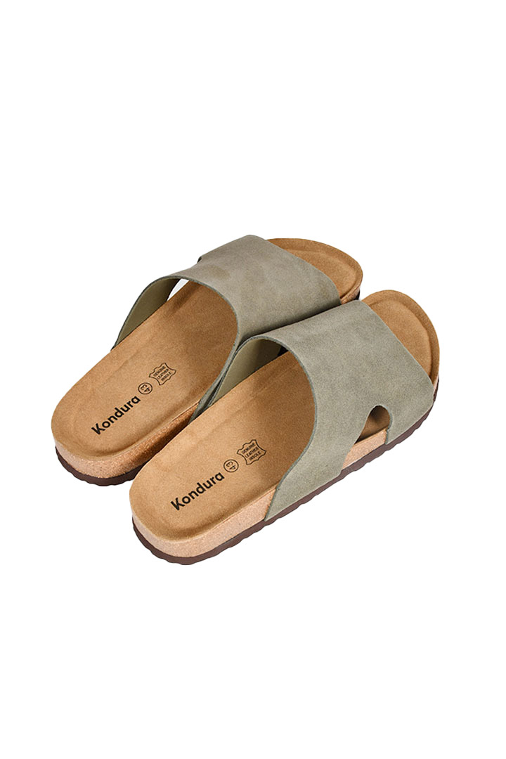 Picture of Cloud Slides - Olive Suede