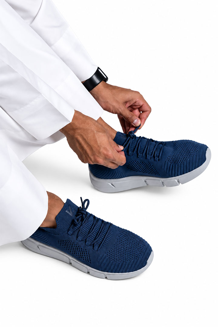 Picture of Navy on Grey