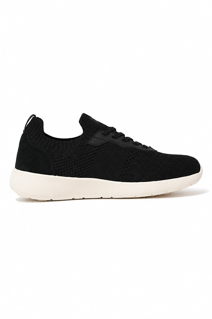 Picture of Cloud Walk - Black Suede on White