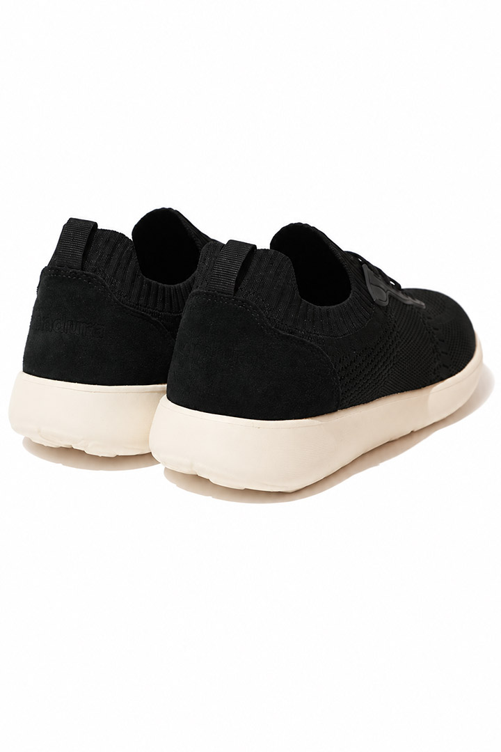 Picture of Cloud Walk - Black Suede on White