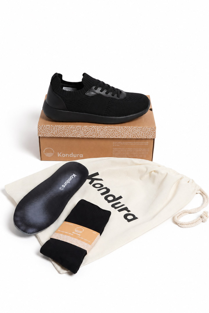 Picture of Cloud Walk - Black Leather on Black