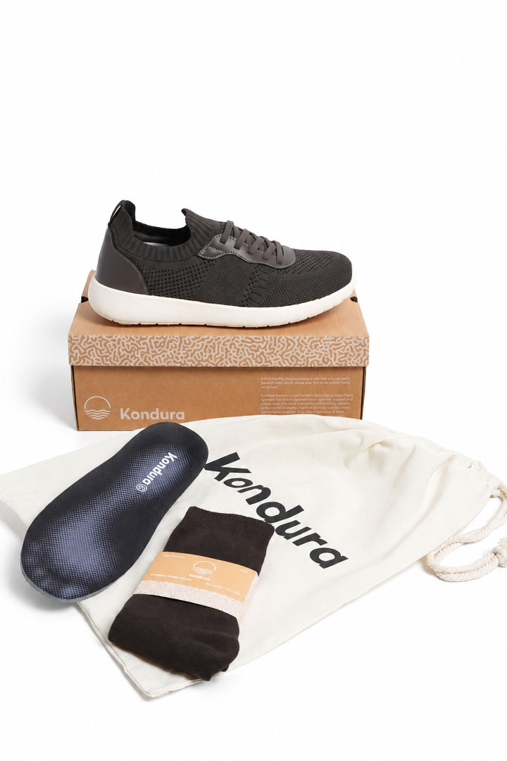 Picture of Cloud Walk - Brown Leather on Off White