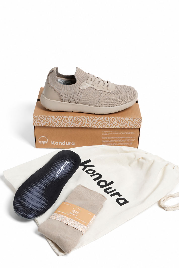 Picture of Cloud Walk - Taupe Leather on Taupe