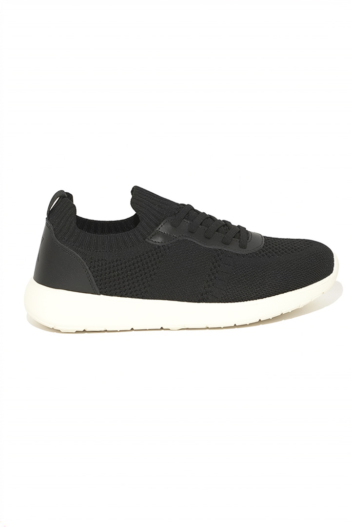 Picture of Cloud Walk - Black Leather on White