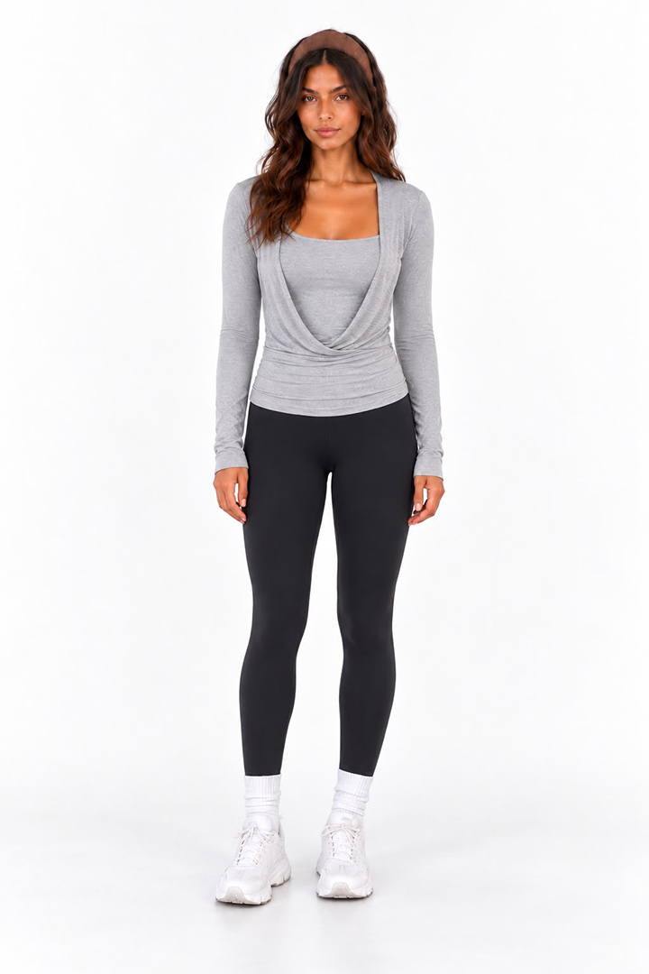 Picture of Ruffles Top - Grey